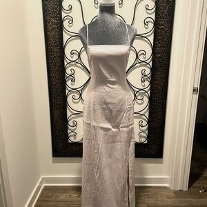 Zara Strappy Maxi Dress Size L Pink